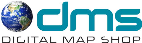 Digital Map Shop Logo